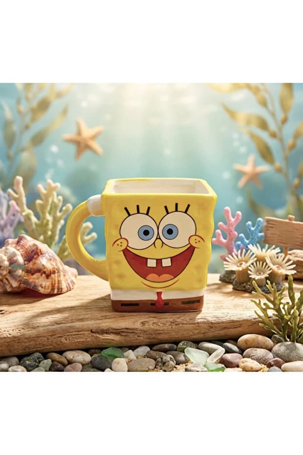 Sünger Bob Sponge Bob Kupa Bardak Hediyelik Sevimli Kupa Seramik Bardak