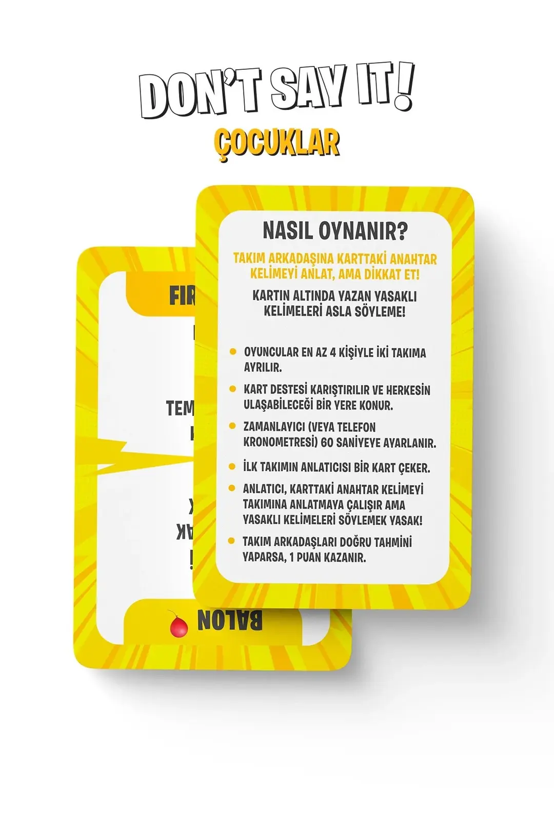 Çocuklar - Don't Say It! | Yasaklı Kelime Oyunu 5
